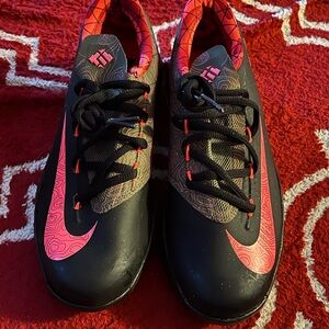 Nike Kids Black and Pink Performance Sneakers